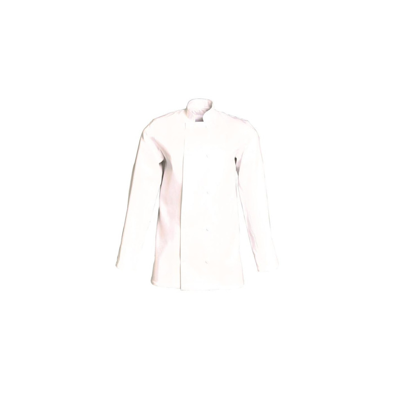 VESTE STÉPHANE MANCHES LONGUES MIXTE COTON BLANCHE