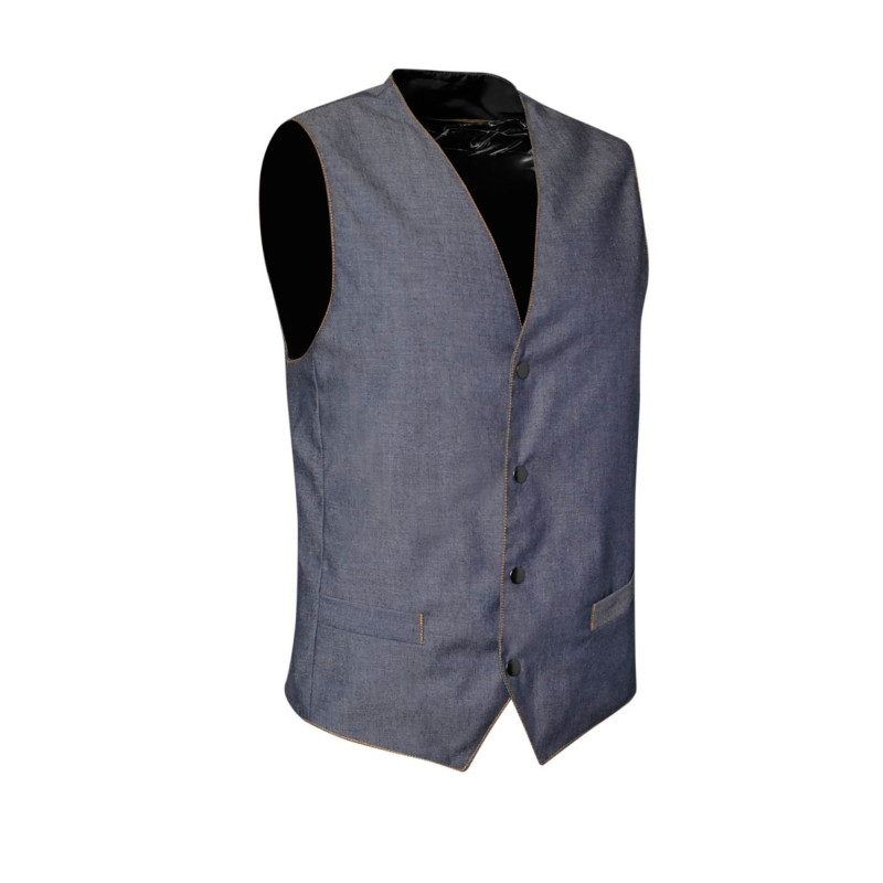 GILET FELIX JEANS DENIM STRETCH