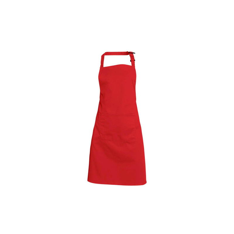 TABLIER LONG ANDREA MIXTE PC ROUGE TU
