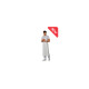 TABLIER PVC BLANC TU
