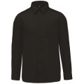 CHEMISE NOIRE MANCHES LONGUES HOMME  
