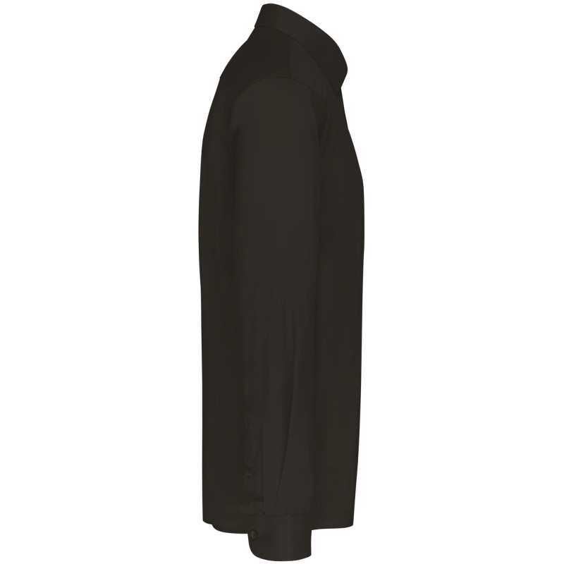 CHEMISE NOIRE MANCHES LONGUES HOMME  

