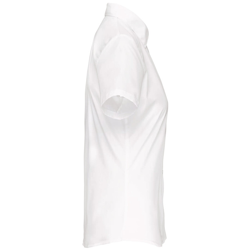 CHEMISE BLANCHE MANCHES COURTES FEMME
