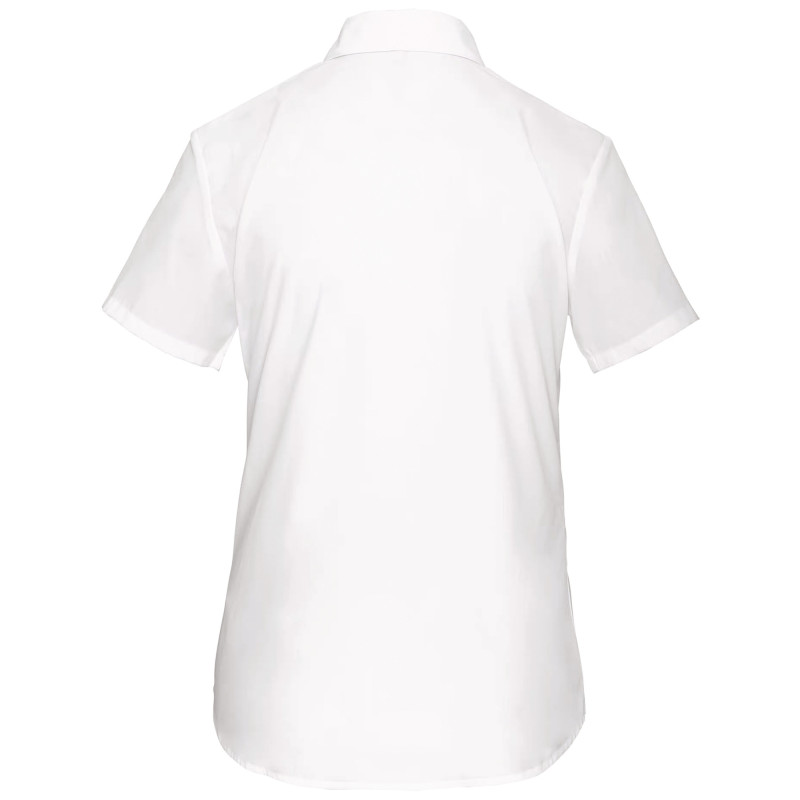 CHEMISE BLANCHE MANCHES COURTES FEMME