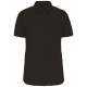 CHEMISE NOIRE MANCHES COURTES FEMME  
