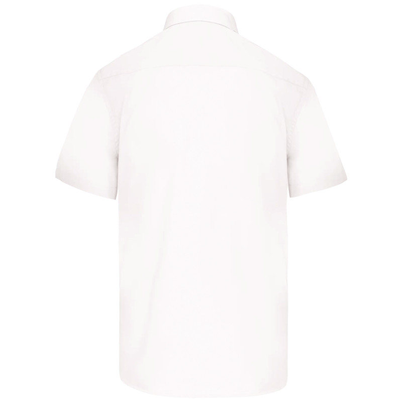 CHEMISE BLANCHE MANCHES COURTES HOMME  
