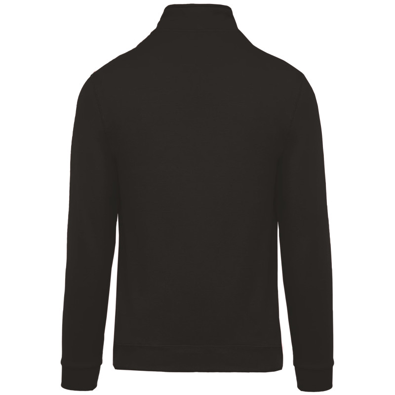 SWEATSHIRT K478 COL ZIPPE NOIR