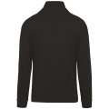 SWEATSHIRT K478 COL ZIPPE NOIR