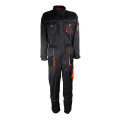 COMBINAISON DE TRAVAIL 2 ZIPS NOIR GRIS ORANGE