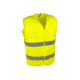 GILET HAUTE-VISIBILITE POLYESTER AERE JAUNE