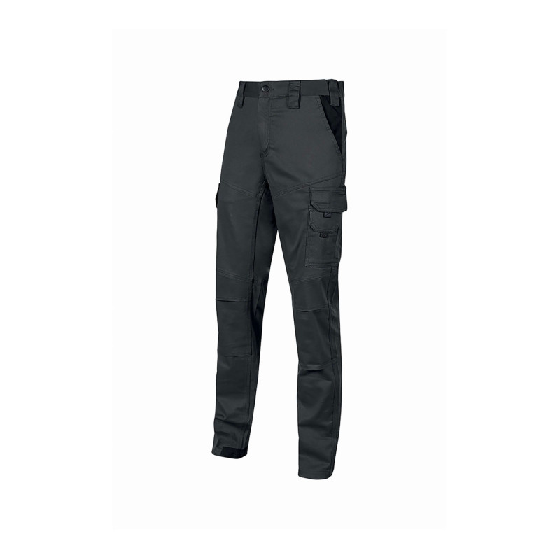 PANTALON GUAPO UPOWER NOIR COTON STRETCH
