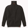 PULL DE TRAVAIL RENFORCE COL ZIPPÉ ANTHRACITE
