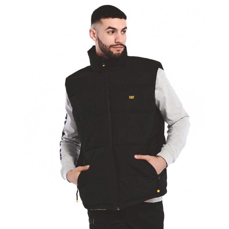 GILET MATELASSE DOUBLE POLAIRE ARTIC ZONE NOIR