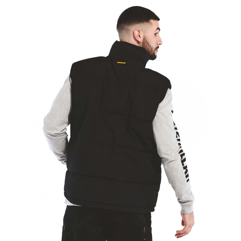 GILET MATELASSE DOUBLE POLAIRE ARTIC ZONE NOIR
