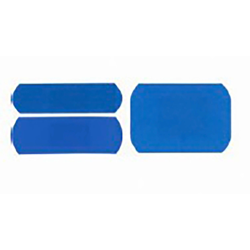 SACHET 20 PANSEMENTS ADHESIFS BLEUS DETECTABLES