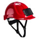 CASQUE ENDURANCE AVEC PORTE-BADGE PB55 ROUGE
