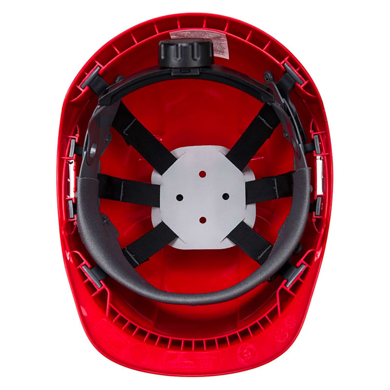 CASQUE ENDURANCE AVEC PORTE-BADGE PB55 ROUGE