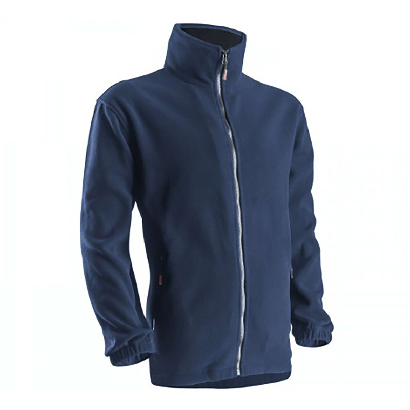 VESTE POLAIRE 340GR GRAND ZIP MARINE