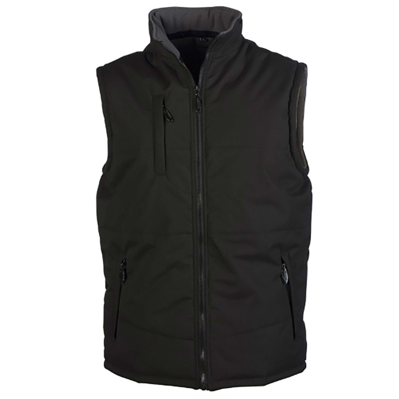 GILET MATELASSÉ POLAIRE CARISTE REGATE  BLACK