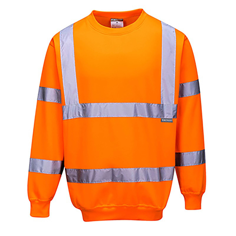 SWEAT SHIRT HAUTE VISIBILITE ORANGE FLUO B303
