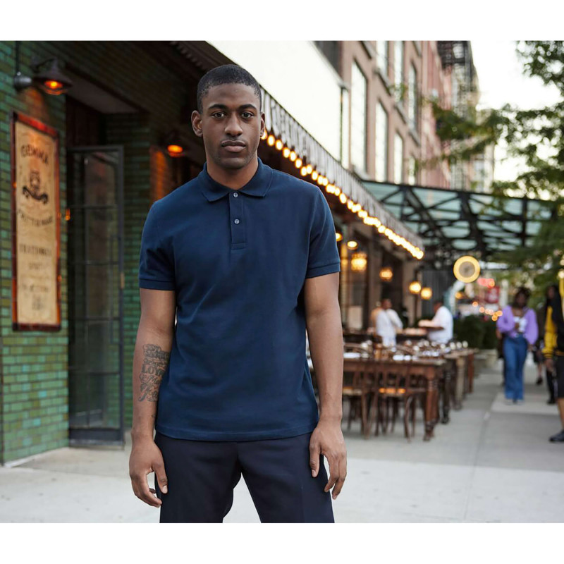 POLO HOMME CGPU424 180G NAVY