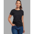 T-SHIRT FEMME NOIR WEIL MADE IN FRANCE