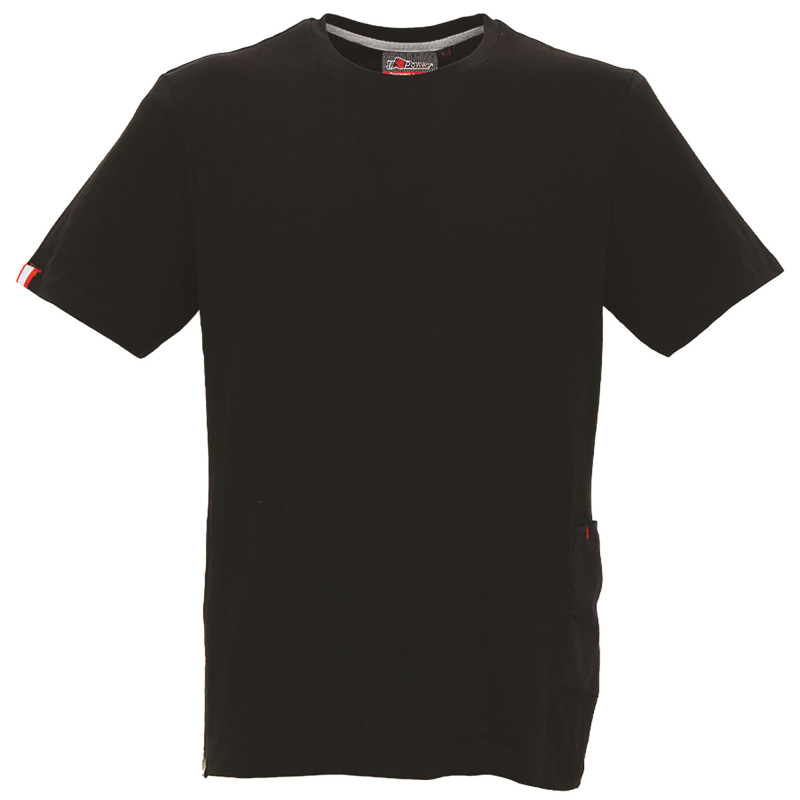 T-SHIRT U-POWER POLYCOTON ROAD BLACK CARBON