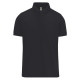 POLO FEMME NAVY MANCHES COURTES 210G