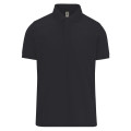 POLO FEMME NAVY MANCHES COURTES 210G