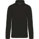 SWEAT-SHIRT COL ZIPPE HOMME K487 NOIR