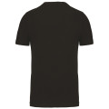 T-SHIRT MC COL V K357 NOIR COTON 180GR