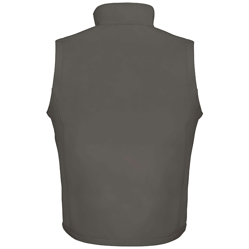 BODYWARMER SOFTSHELL HOMME 280G GRIS 
