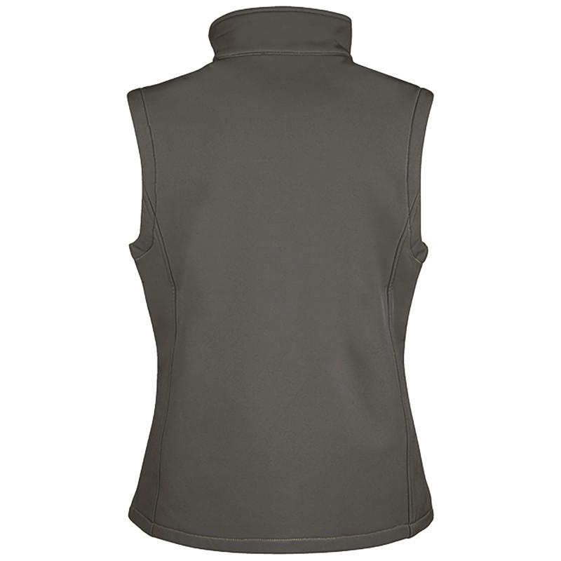 BODYWARMER SOFTSHELL FEMME 280G GRIS 
