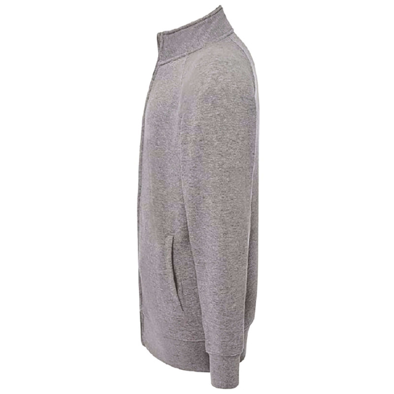 GILET FULL ZIP SWEATSHIRT 290G GRIS