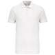 POLO PIQUE 220 HOMME KARIBAN BLANC 
