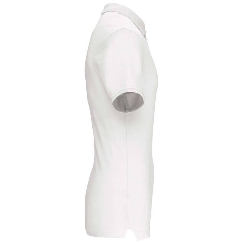 POLO PIQUE 220 HOMME KARIBAN BLANC 
