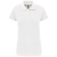 POLO PIQUE 220 FEMME KARIBAN BLANC 
