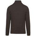 SWEATSHIRT COL ZIPPE DARK GREY
