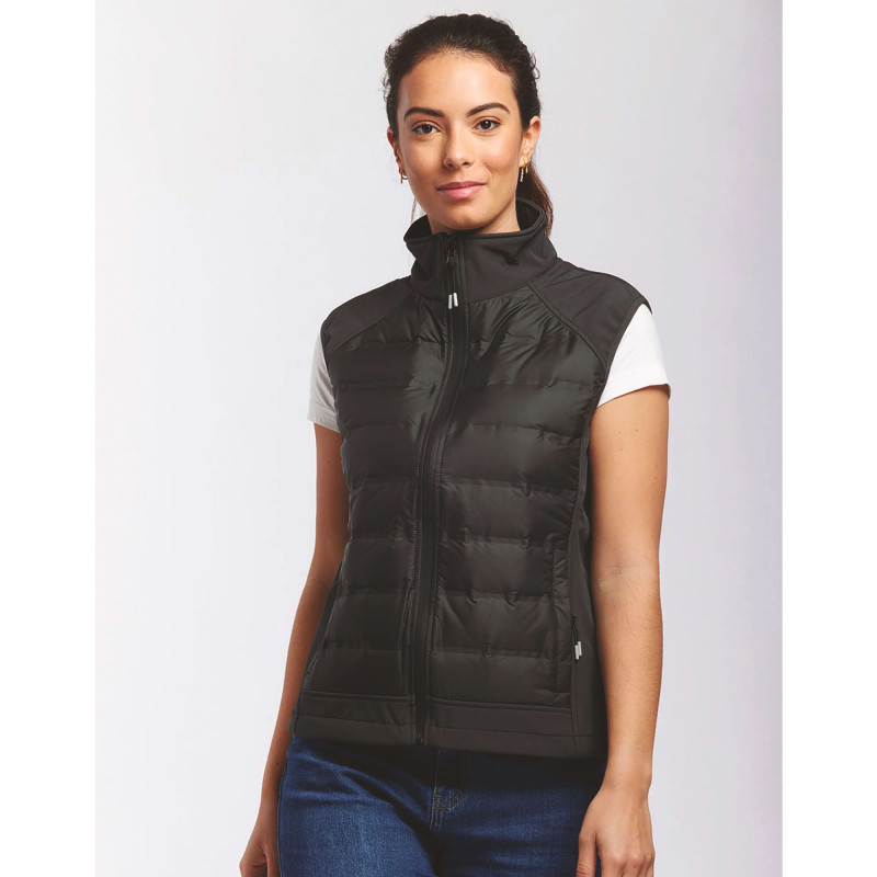 BODYWARMER GAMMA SANS MANCHES FEMME GRIS 
