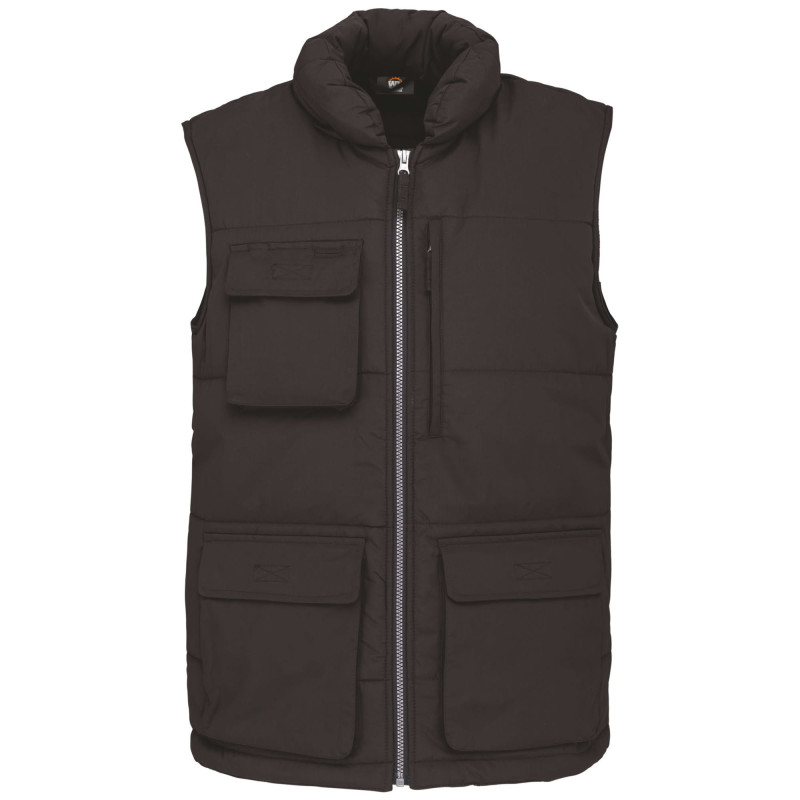 GILET DE TRAVAIL SANS MANCHES DARK GREY 
