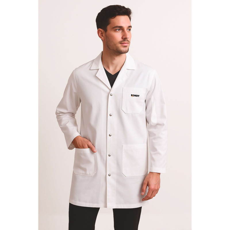 BLOUSE BLANCHE LABO 240GR 100% COTON