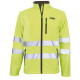 SOFTSHELL CONFORT MANCHES AMOVIBLES FLUO JAUNE