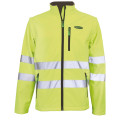 SOFTSHELL CONFORT MANCHES AMOVIBLES FLUO JAUNE