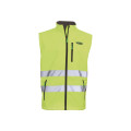 SOFTSHELL CONFORT MANCHES AMOVIBLES FLUO JAUNE