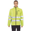 SOFTSHELL CONFORT MANCHES AMOVIBLES FLUO JAUNE