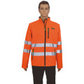 SOFTSHELL CONFORT MANCHES AMOVIBLE FLUO ORANGE