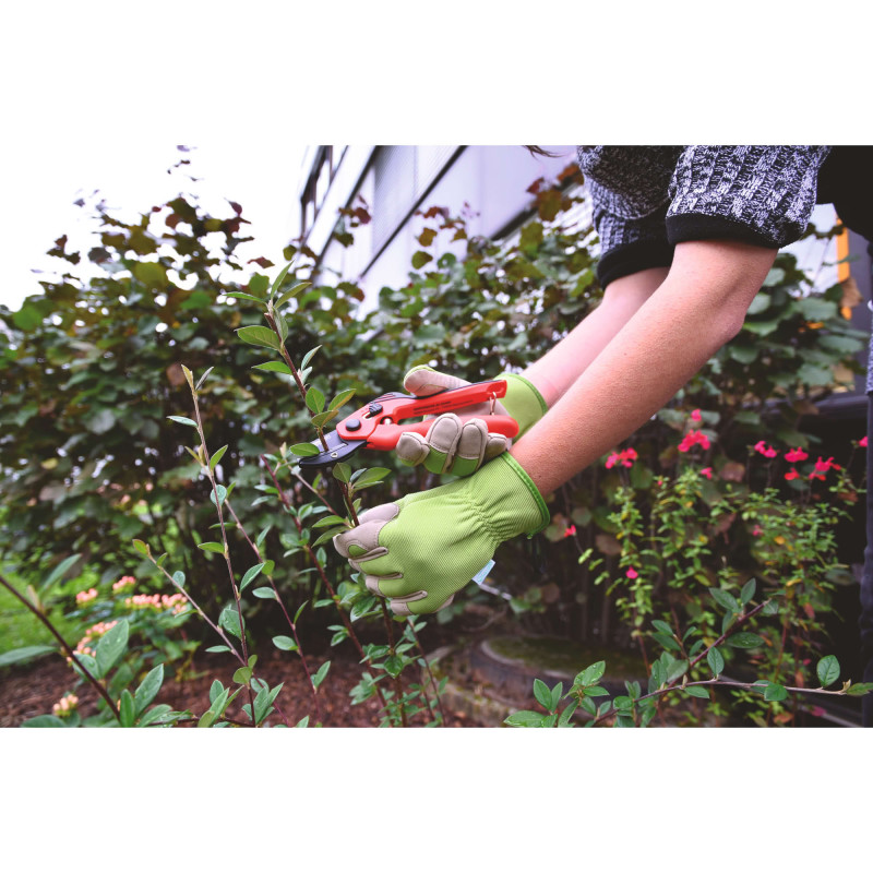 GANTS DE CONFORT JARDIN VERT PASTEL