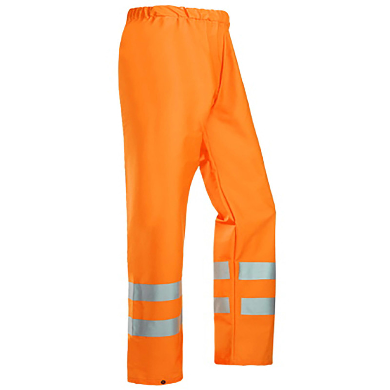 PANTALON DE PLUIE HV GEMINI - ORANGE FLUO
