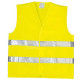 GILET HV DOUBLE CEINTURE RÉTRO YARD JAUNE