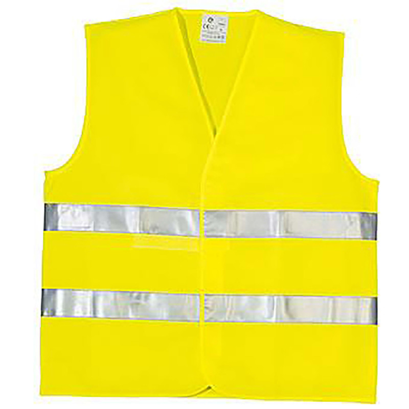 GILET HV DOUBLE CEINTURE RÉTRO YARD JAUNE